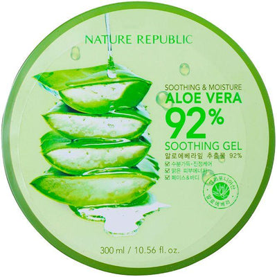 NATURE REPUBLIC - Aloe Vera 92% Soothing Gel 300ml - Minou & Lily