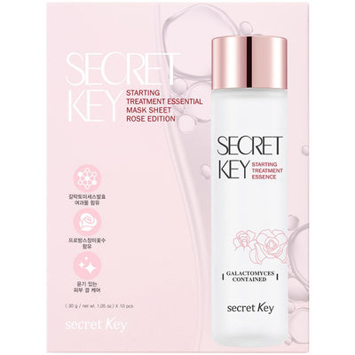 secret key - Starting Treatment Essential Mask Sheet Set Rose Edition 10x - Minou & Lily